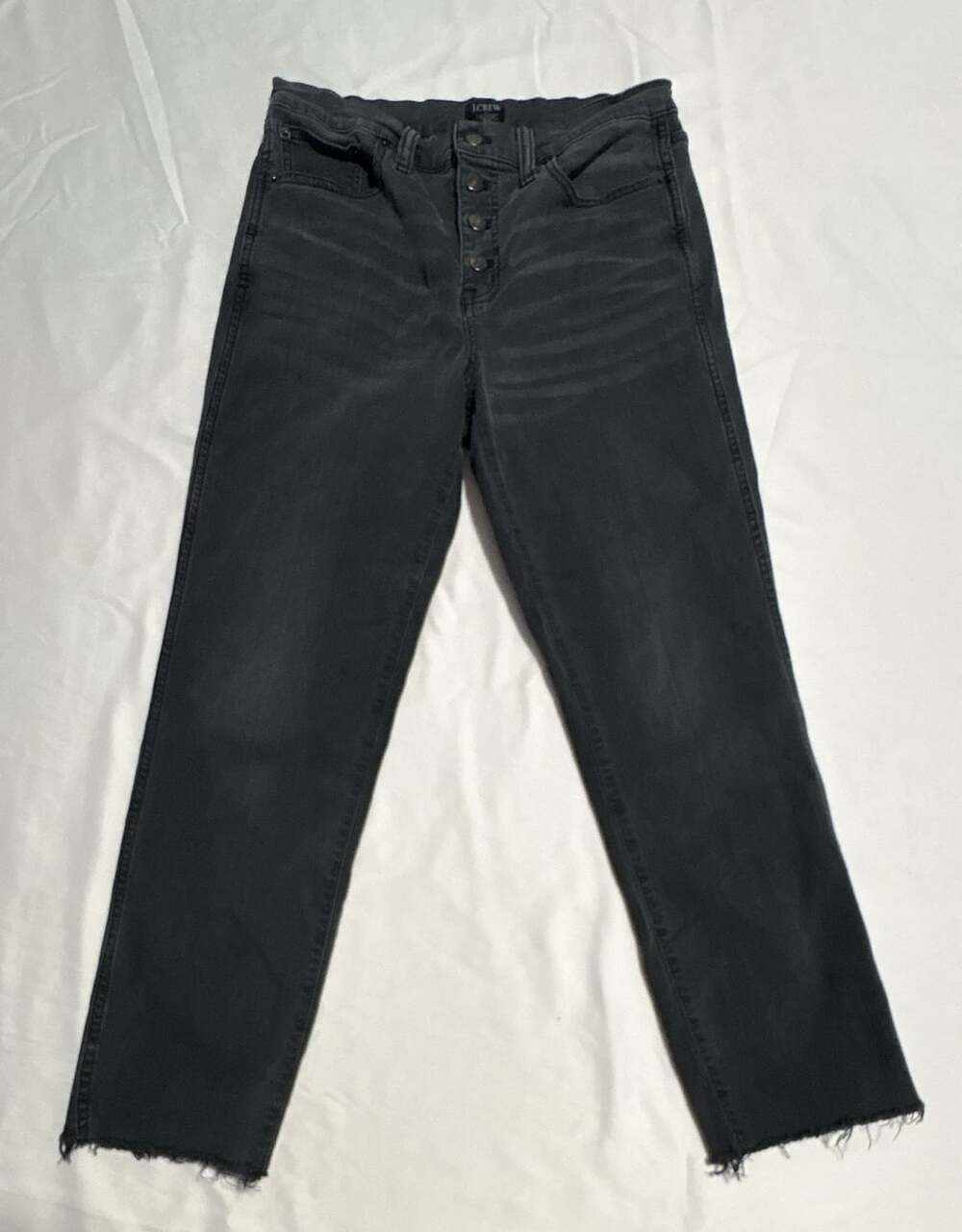 J. Crew High-Rise Vintage Straight Size 29 Black Denim Jeans